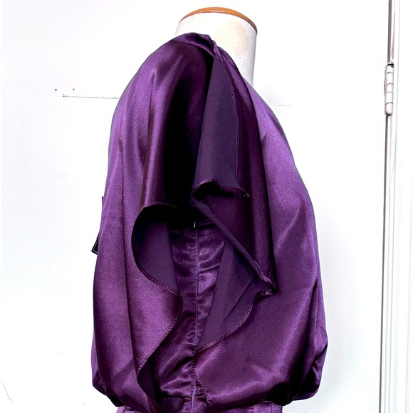 Jessica, one shoulder dress. Plum/Purple, Size 10, **Brand New, Never used - Picture 3 of 4